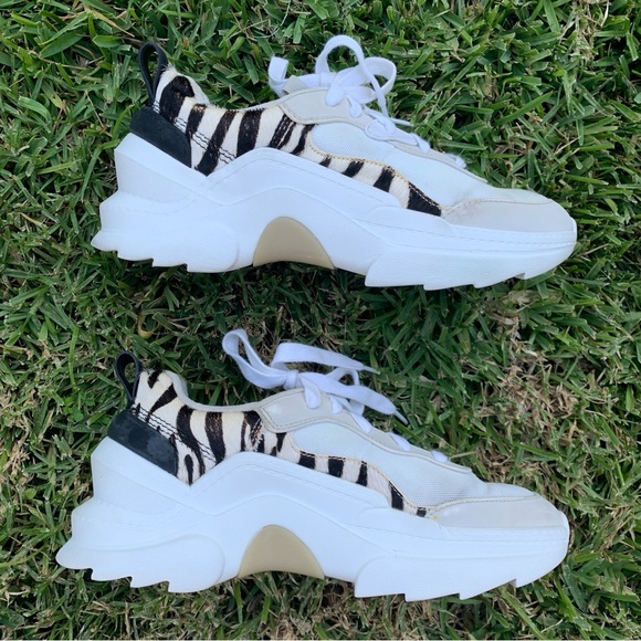 Zara Chunky Sneakers with Animal Print - Picture 15 of 16